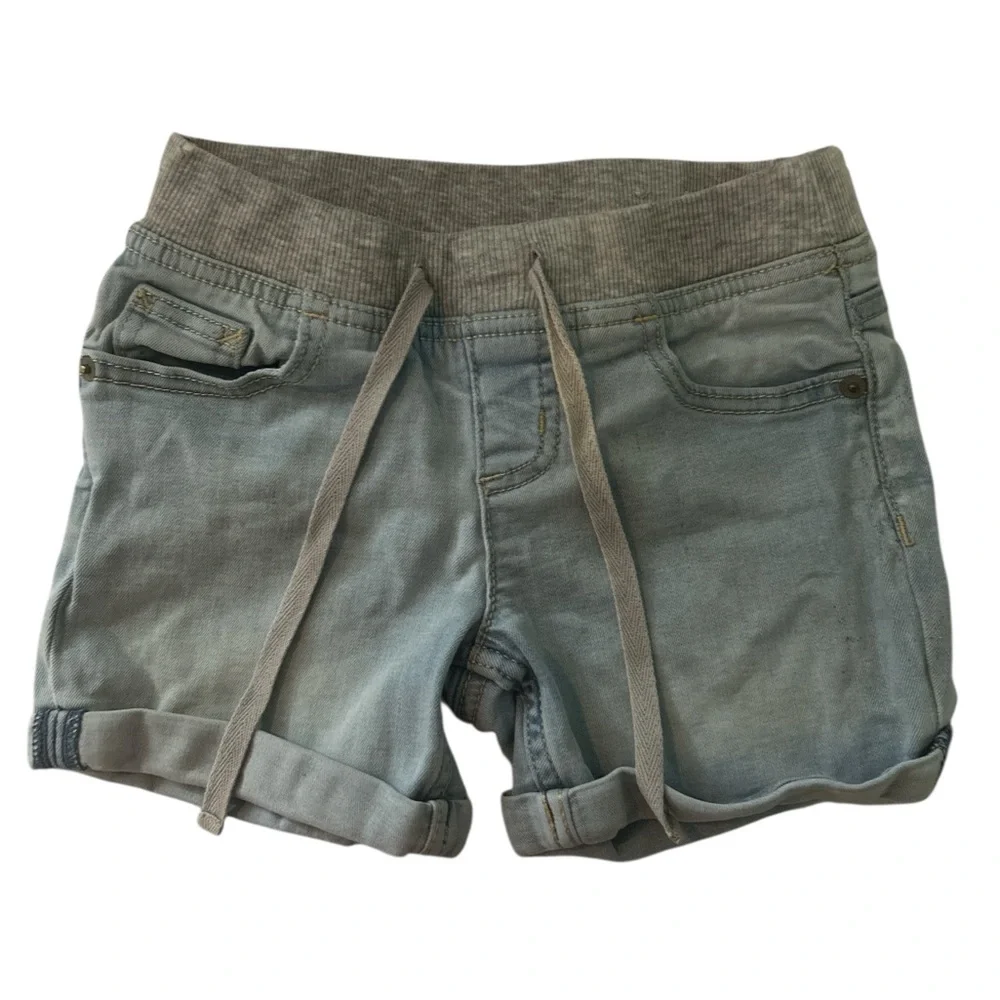 Justice Blue Casual Shorts with Rolled‎ Hems Girls size 8